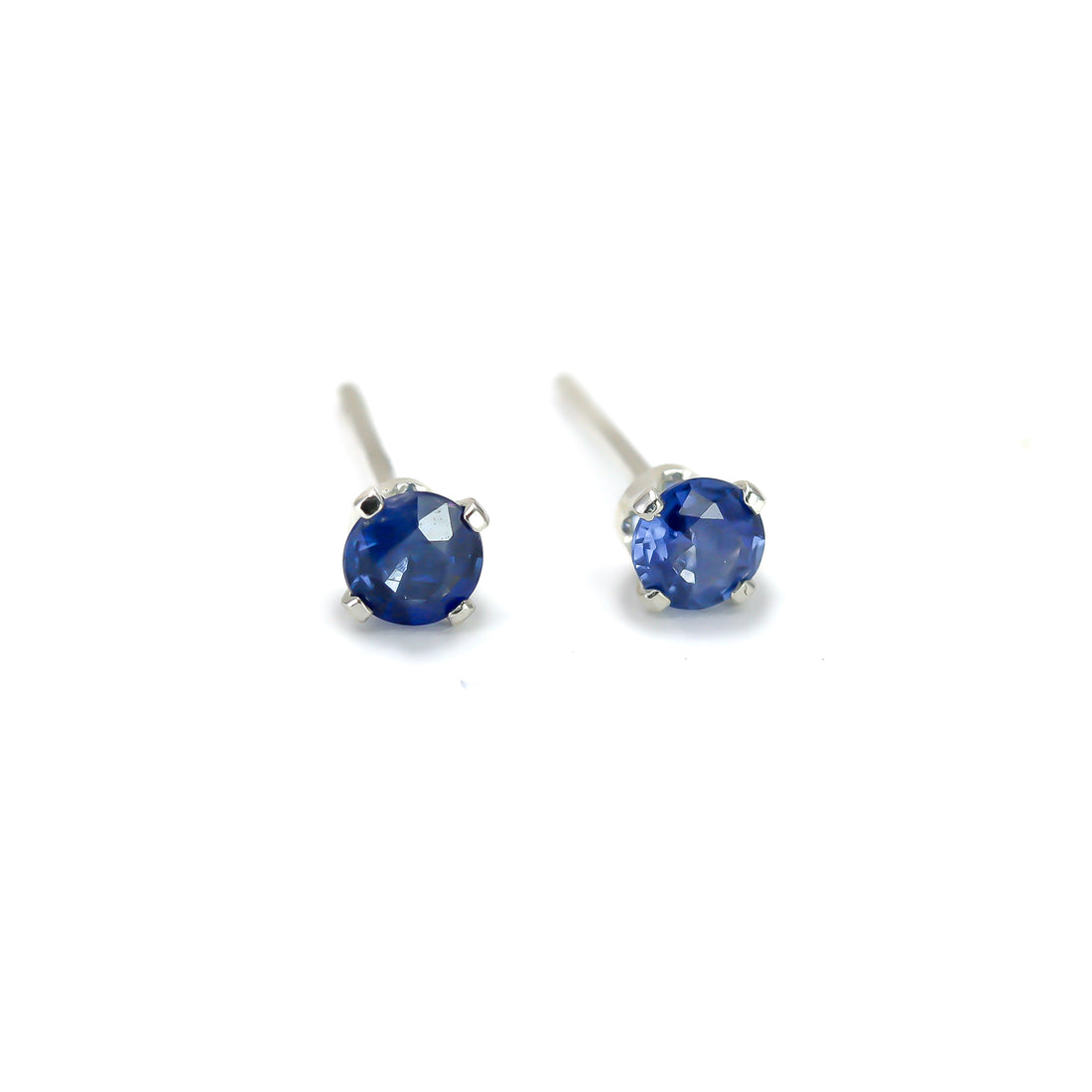 Blue Sapphire Mini Studs