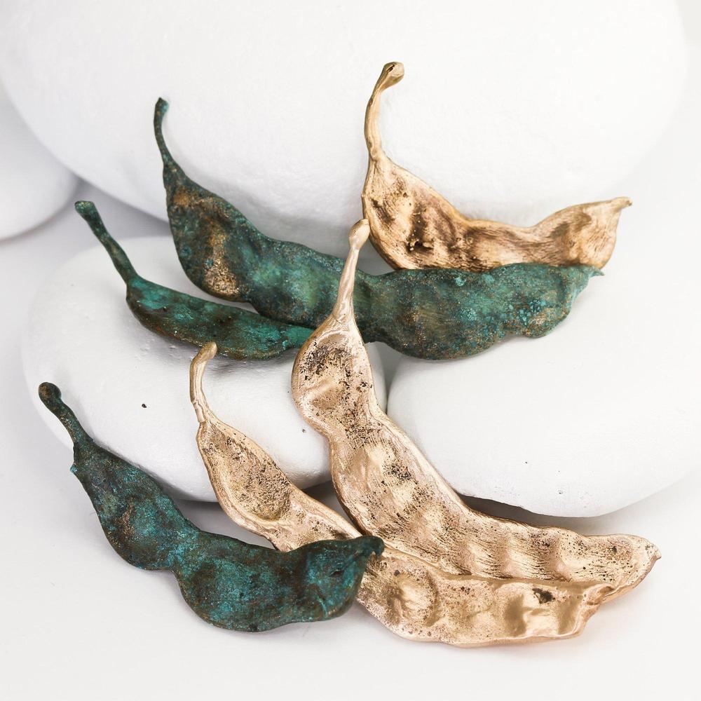 Bronze Mesquite Pod Objet d&