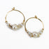 Bubbly Pearl Hoops
