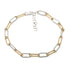Chunky Paperclip Chain Bracelet in Gold and Silver