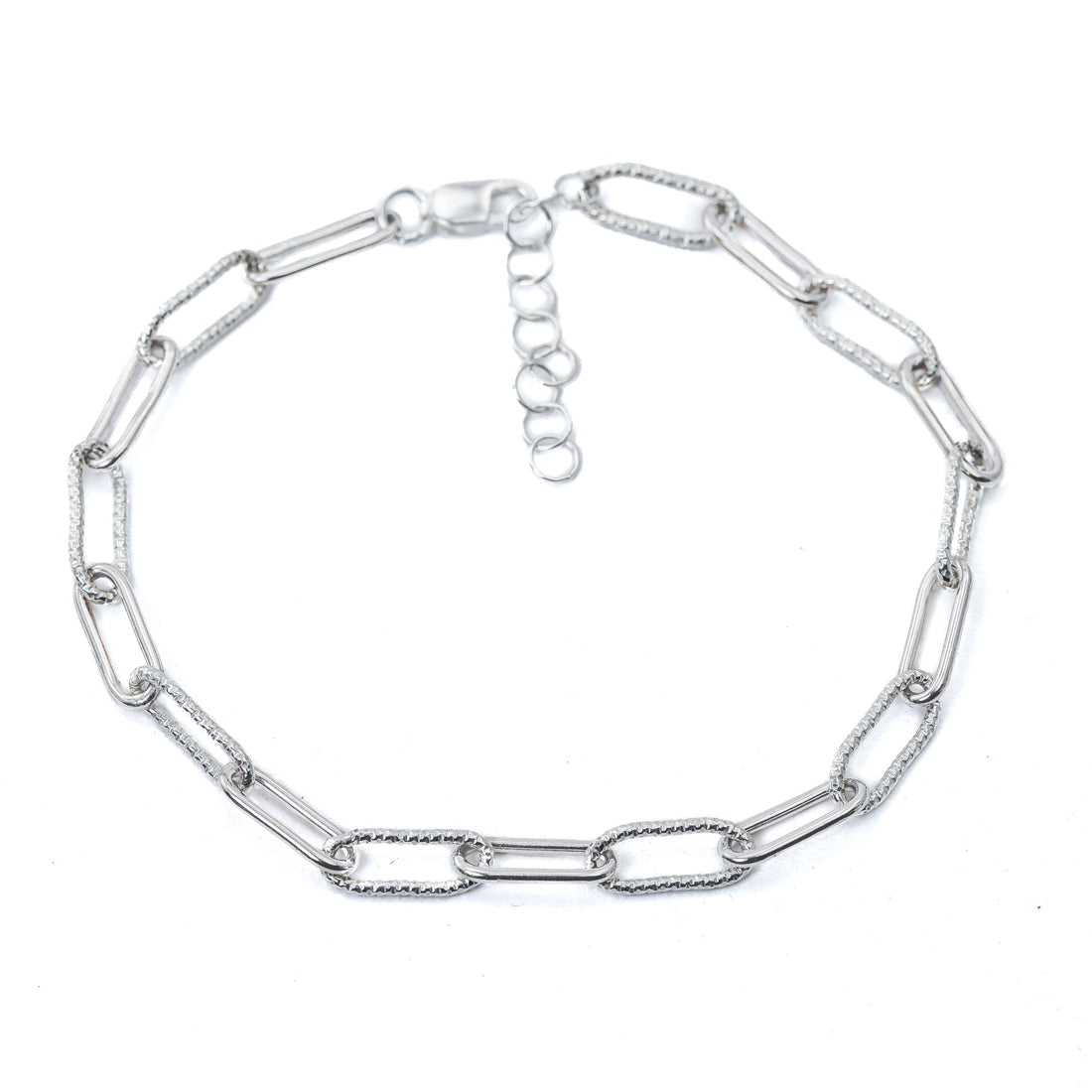 Chunky Paperclip Chain Bracelet in Sterling Silver