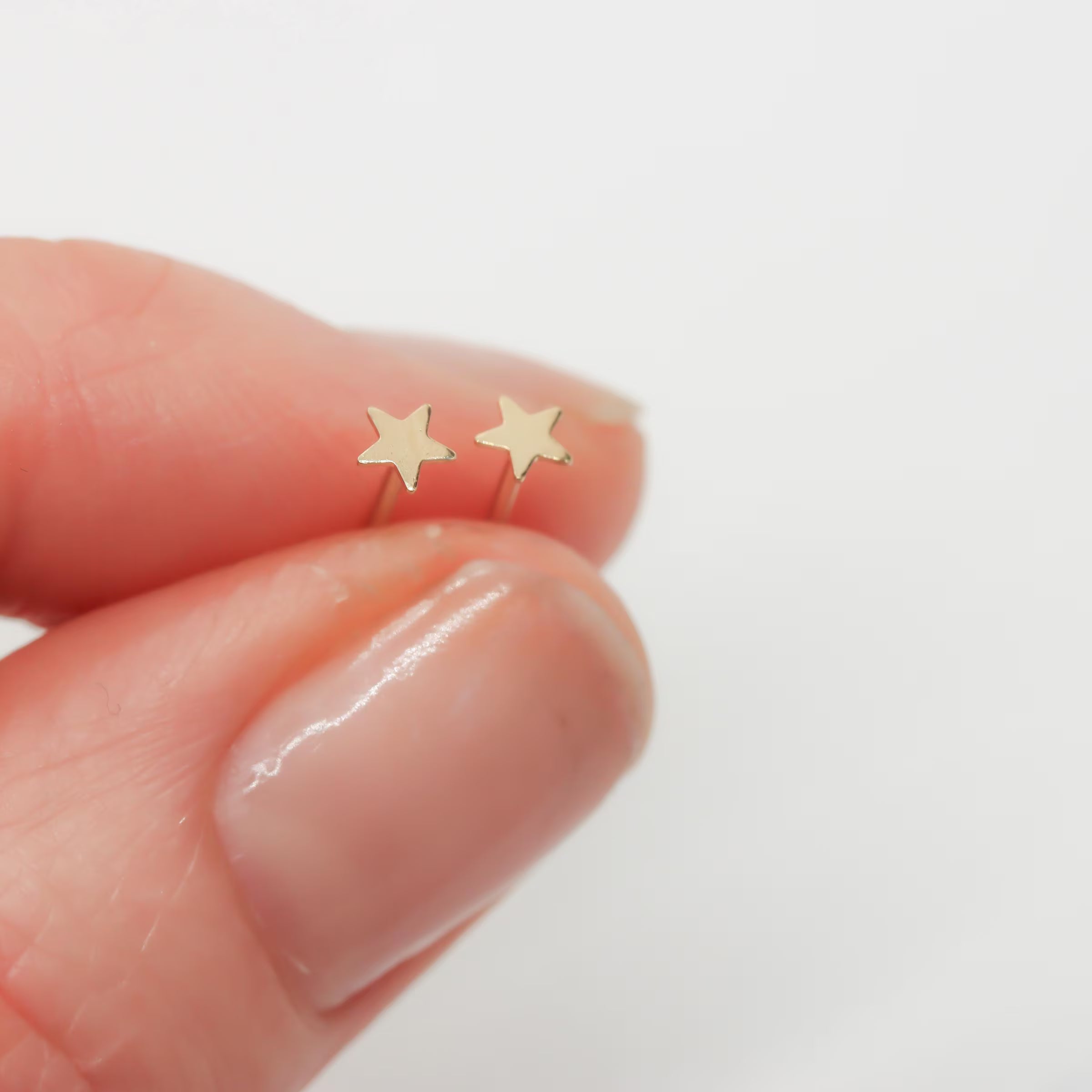 Dainty Star Stud Earrings