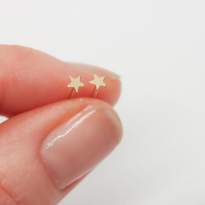 Dainty Star Stud Earrings