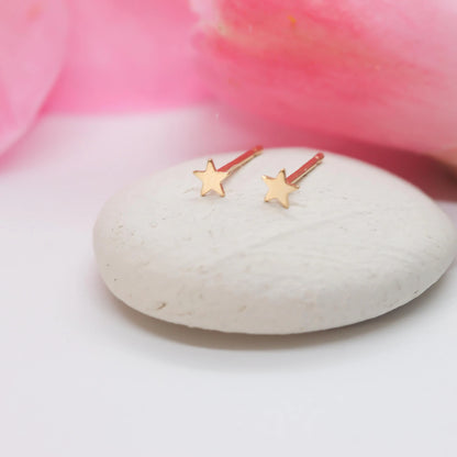 Dainty Star Stud Earrings