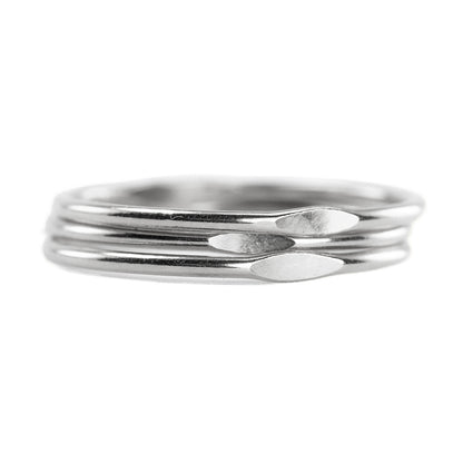 Dimple Stacking Rings