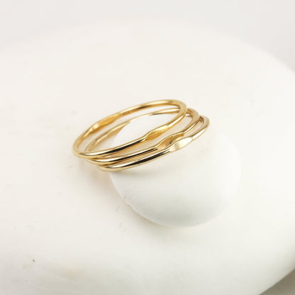 Dimple Stacking Rings