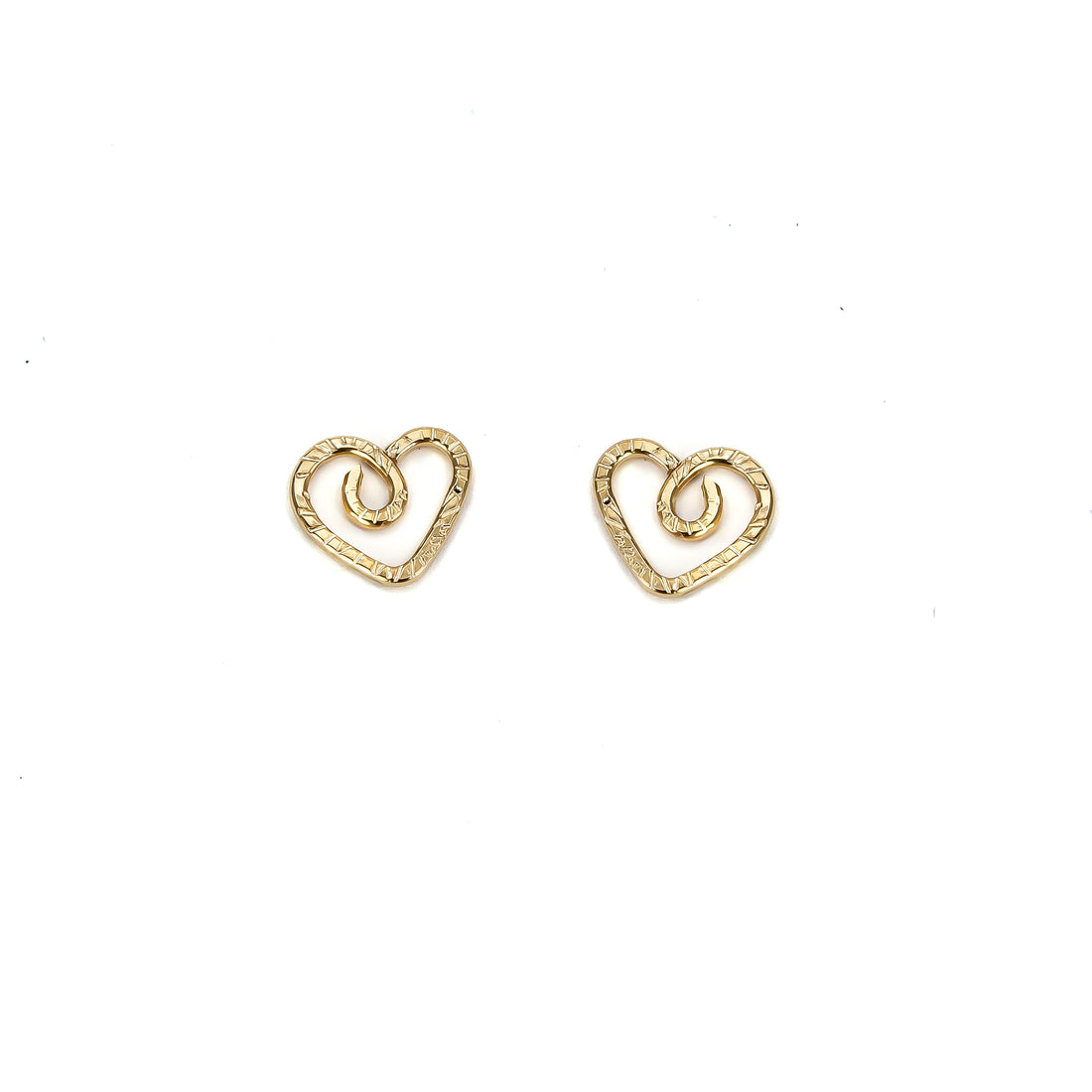 Earring Jackets in Circles and Hearts