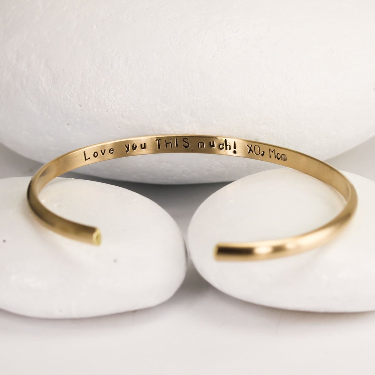 Engraved Gold Cuff