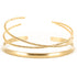 Gold Cuff Set - Matte and Ropes