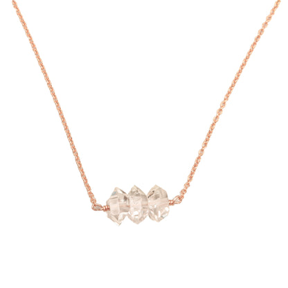 Herkimer Cluster Necklace