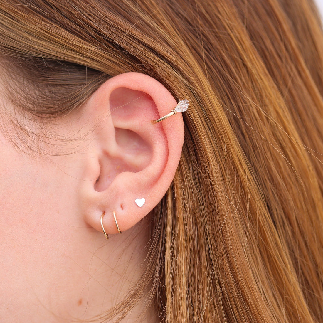 Herkimer Diamond Ear Cuff