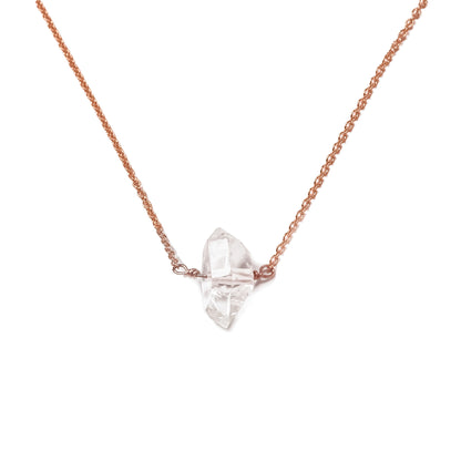 Herkimer Solitaire Necklace