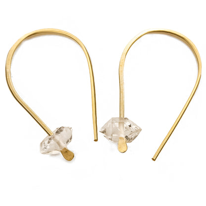 Herkimer Threader Earrings