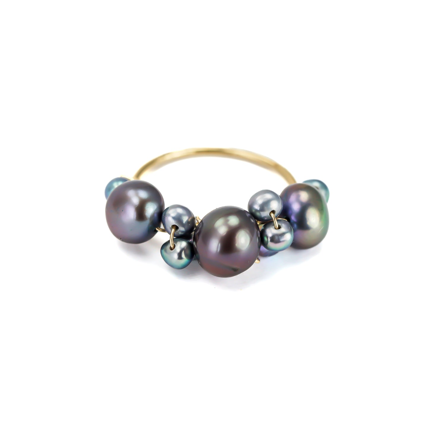 Large Bubbly Pearl Ring