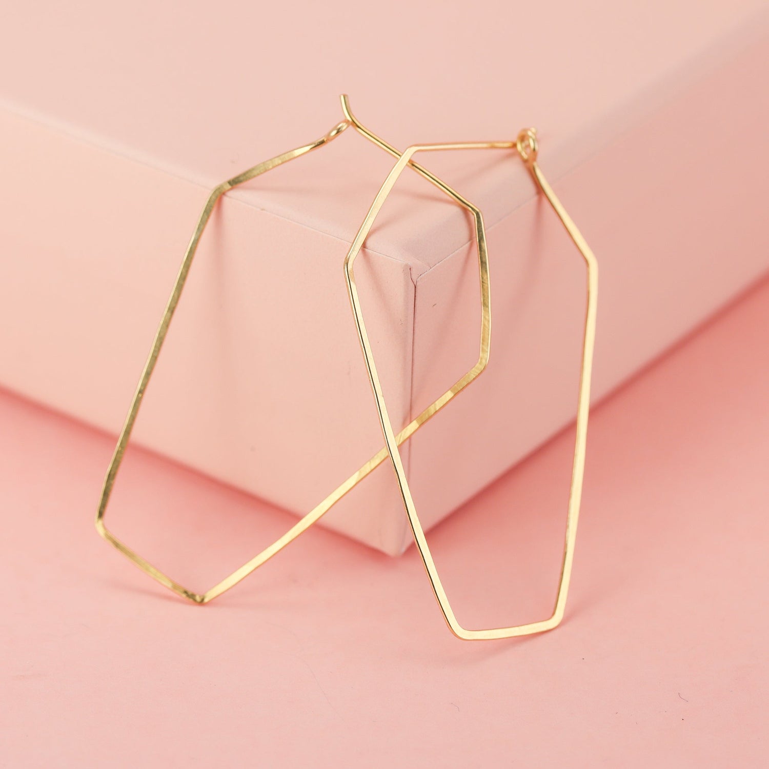 Large Coffin Hoops