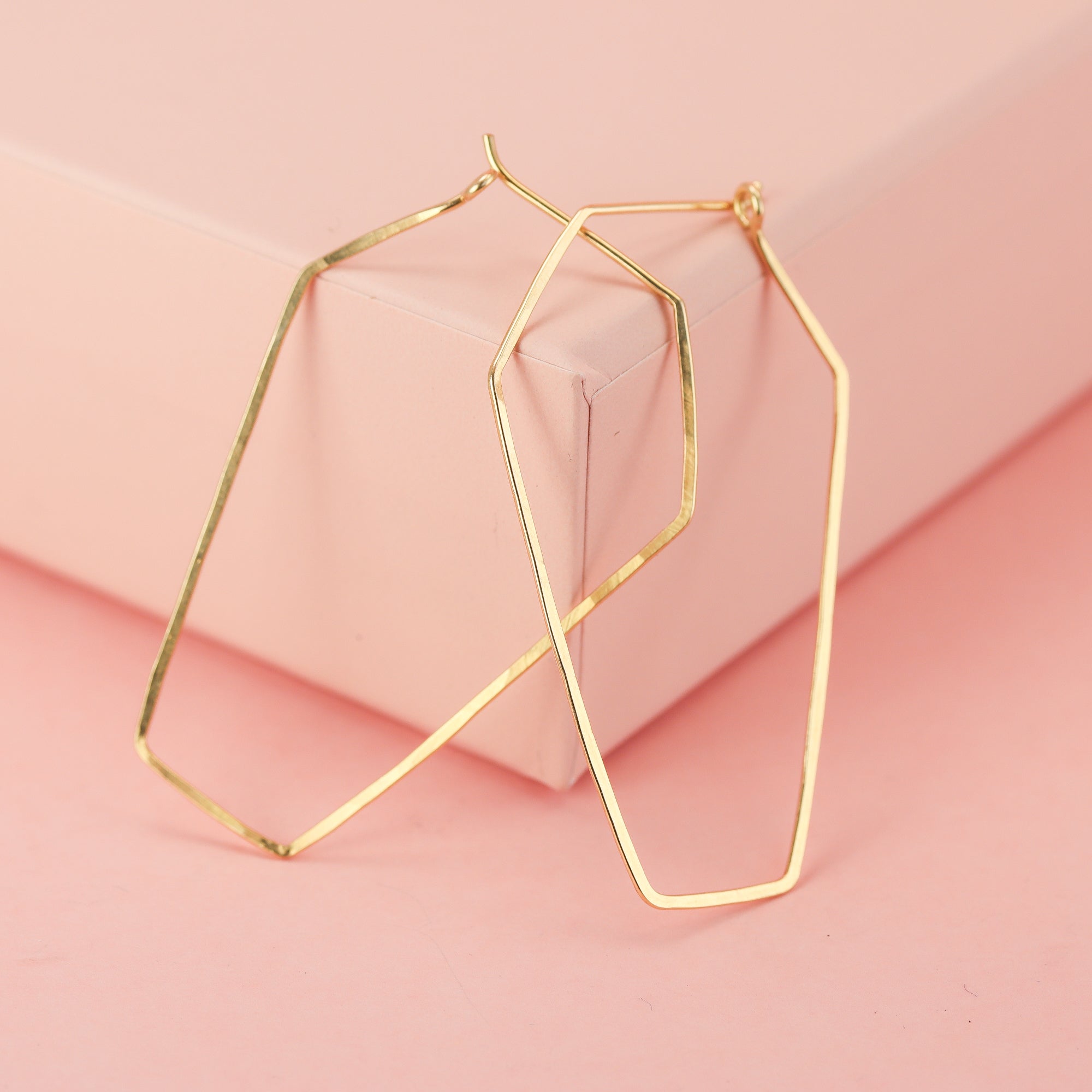 Large Coffin Hoops