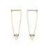 Large Dagger Hoops