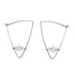 Large Shield Hoops