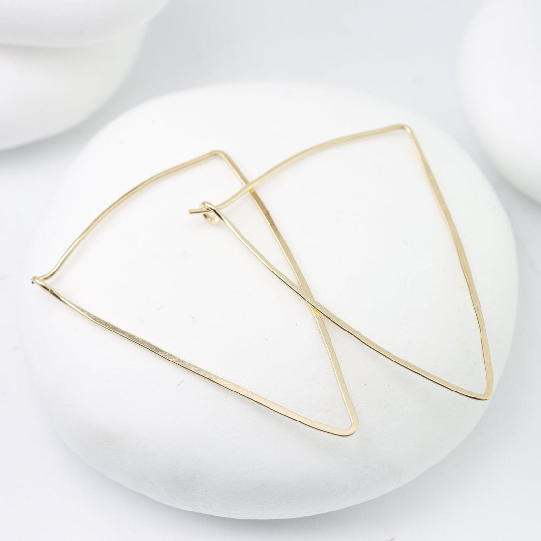 Large Shield Hoops