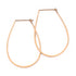 Large Teardrop Hoop Earrings