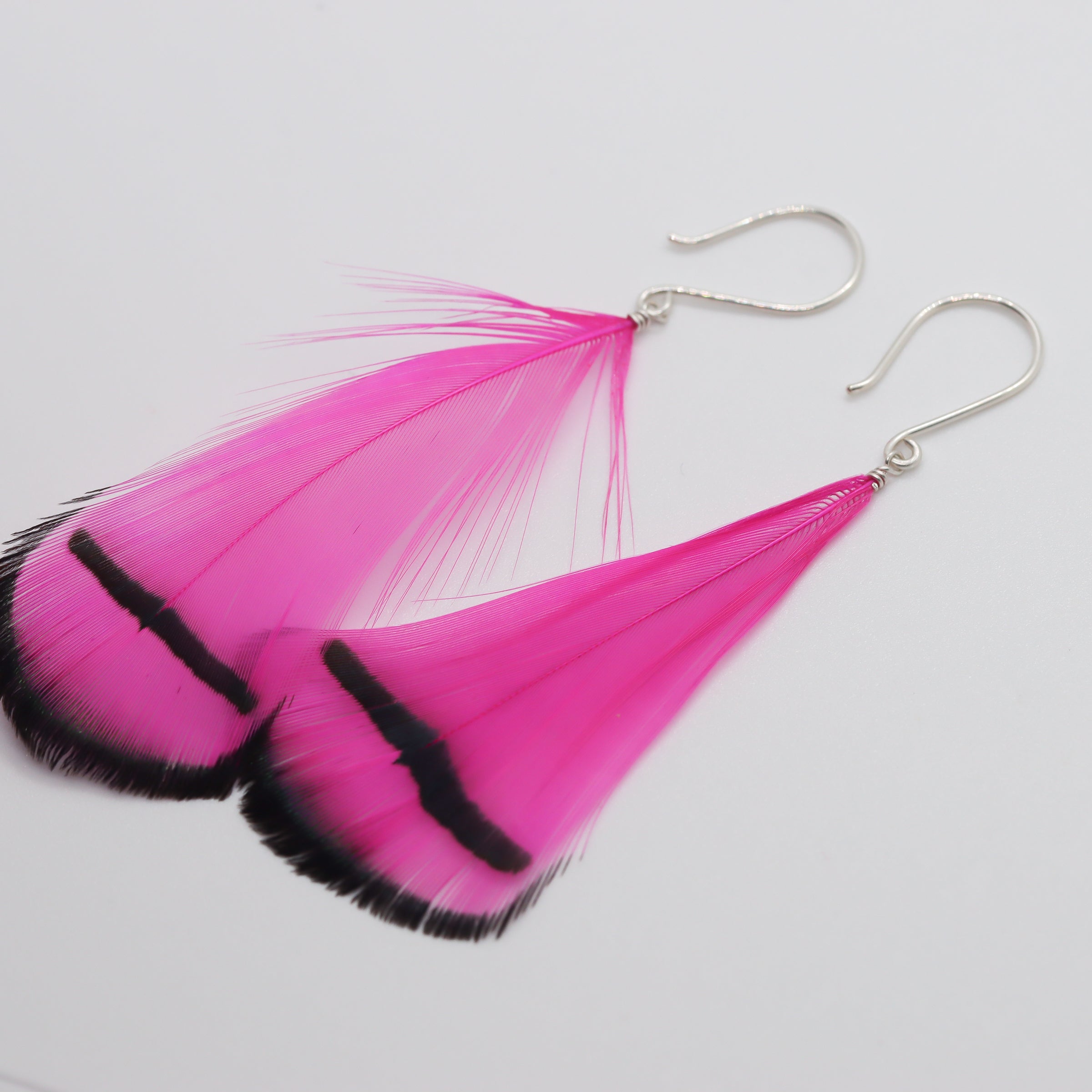 Feather Drop Earrings