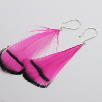 Feather Drop Earrings