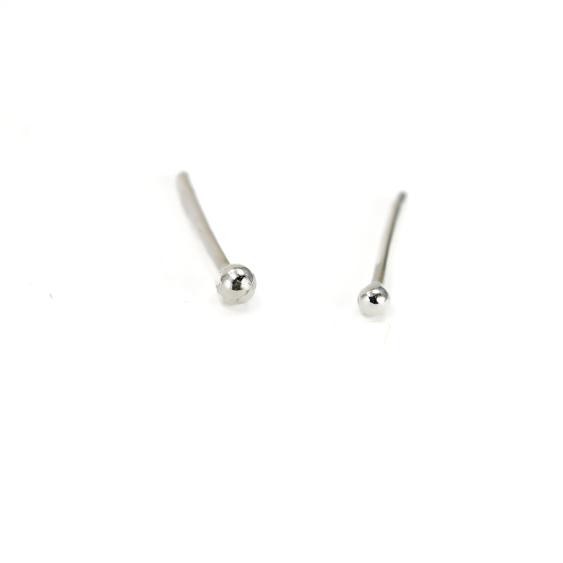 Mini Ball Silver Stud Earrings