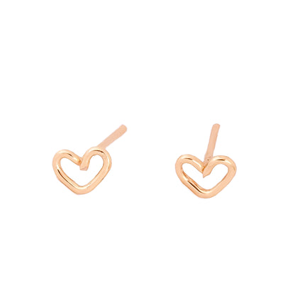 Mini Heart Studs