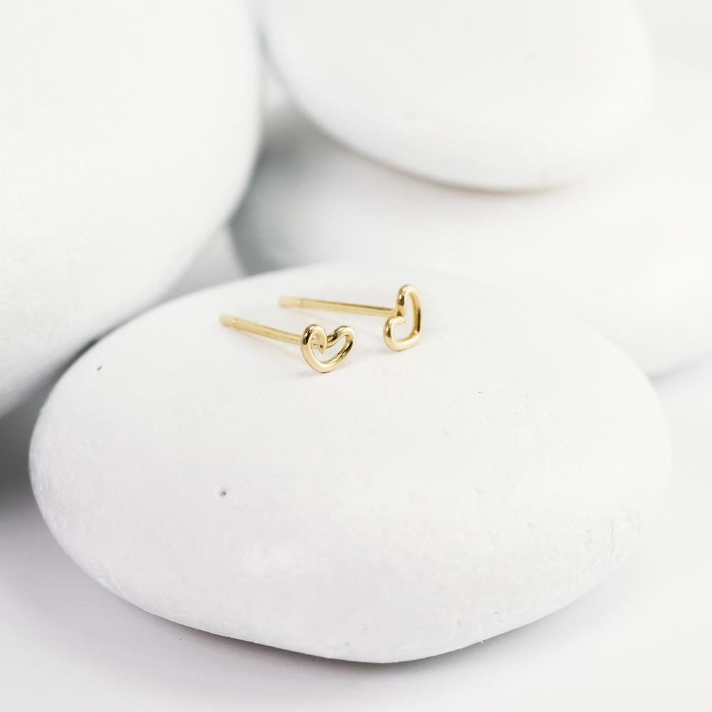 Mini Heart Studs