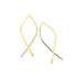 Open Teardrop Hoops