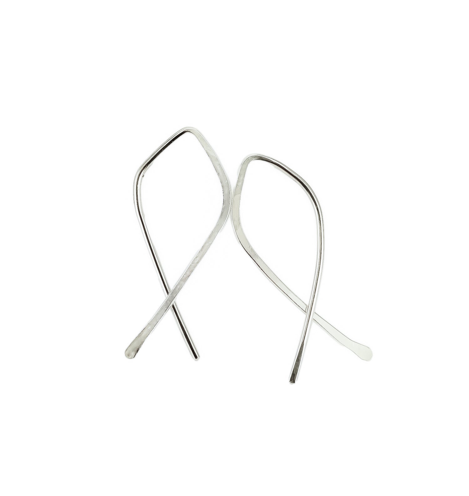 Open Teardrop Hoops