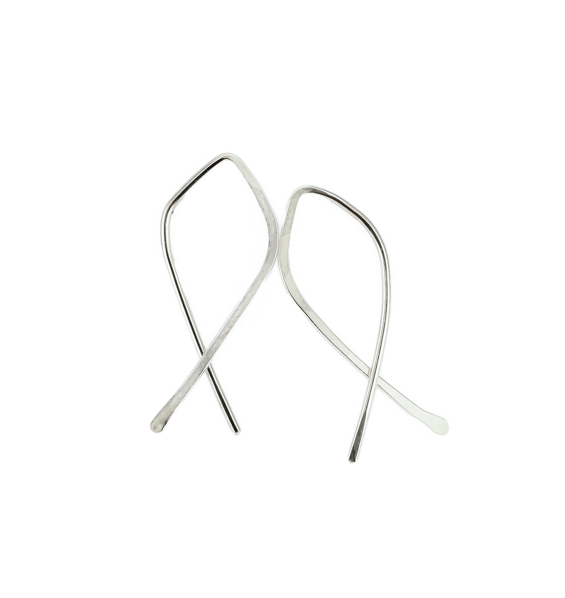 Open Teardrop Hoops