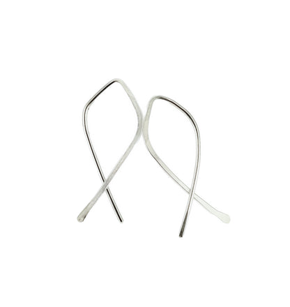 Open Teardrop Hoops