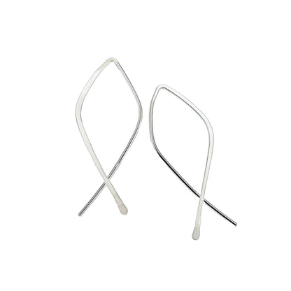 Open Teardrop Hoops