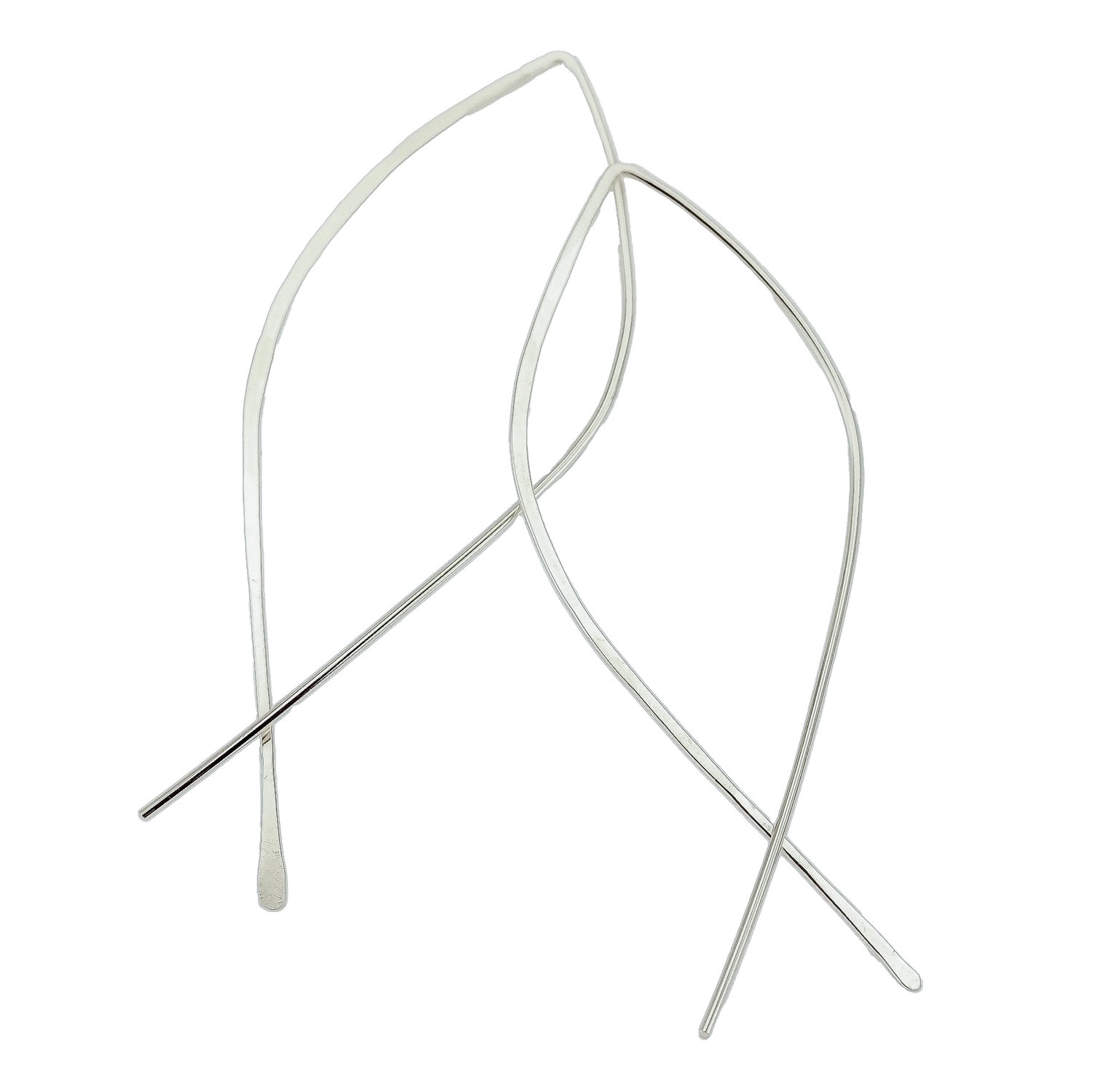 Open Teardrop Hoops