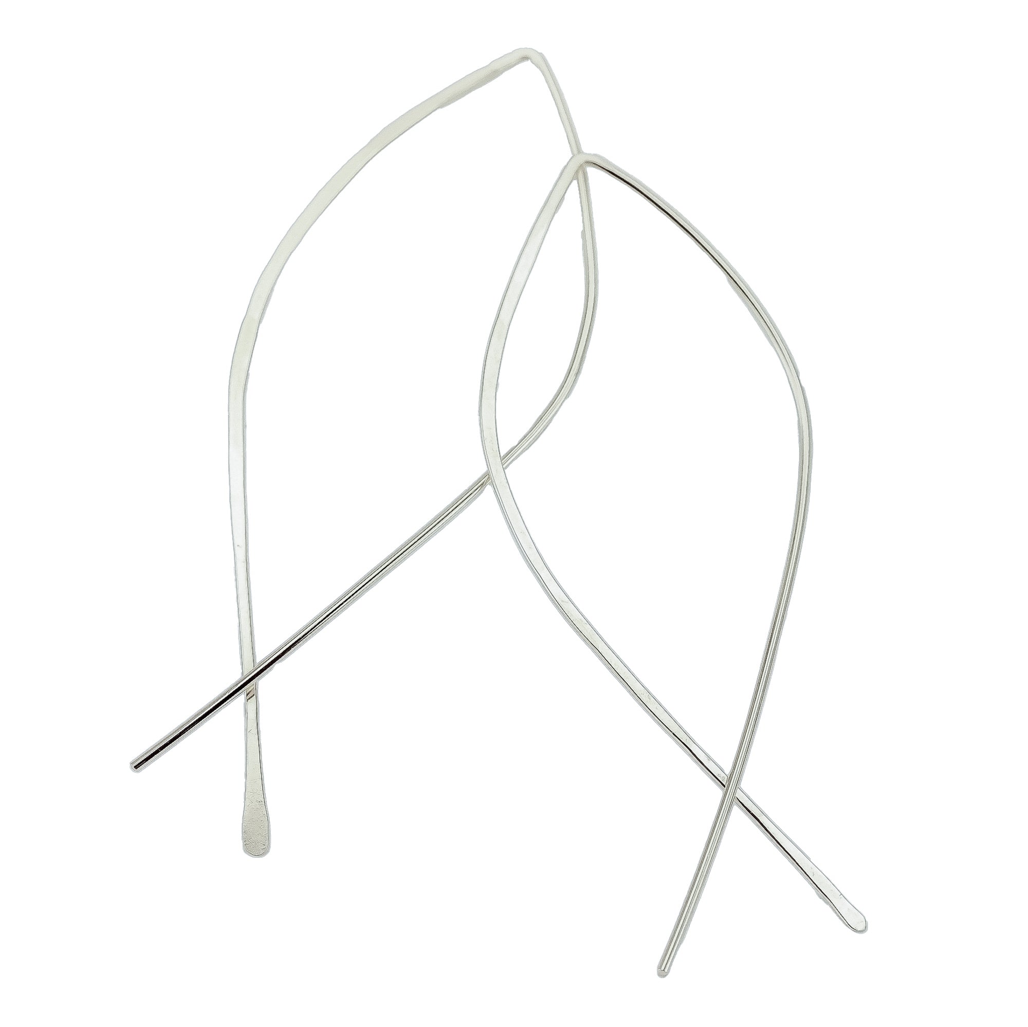Open Teardrop Hoops