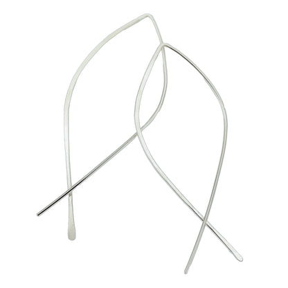 Open Teardrop Hoops