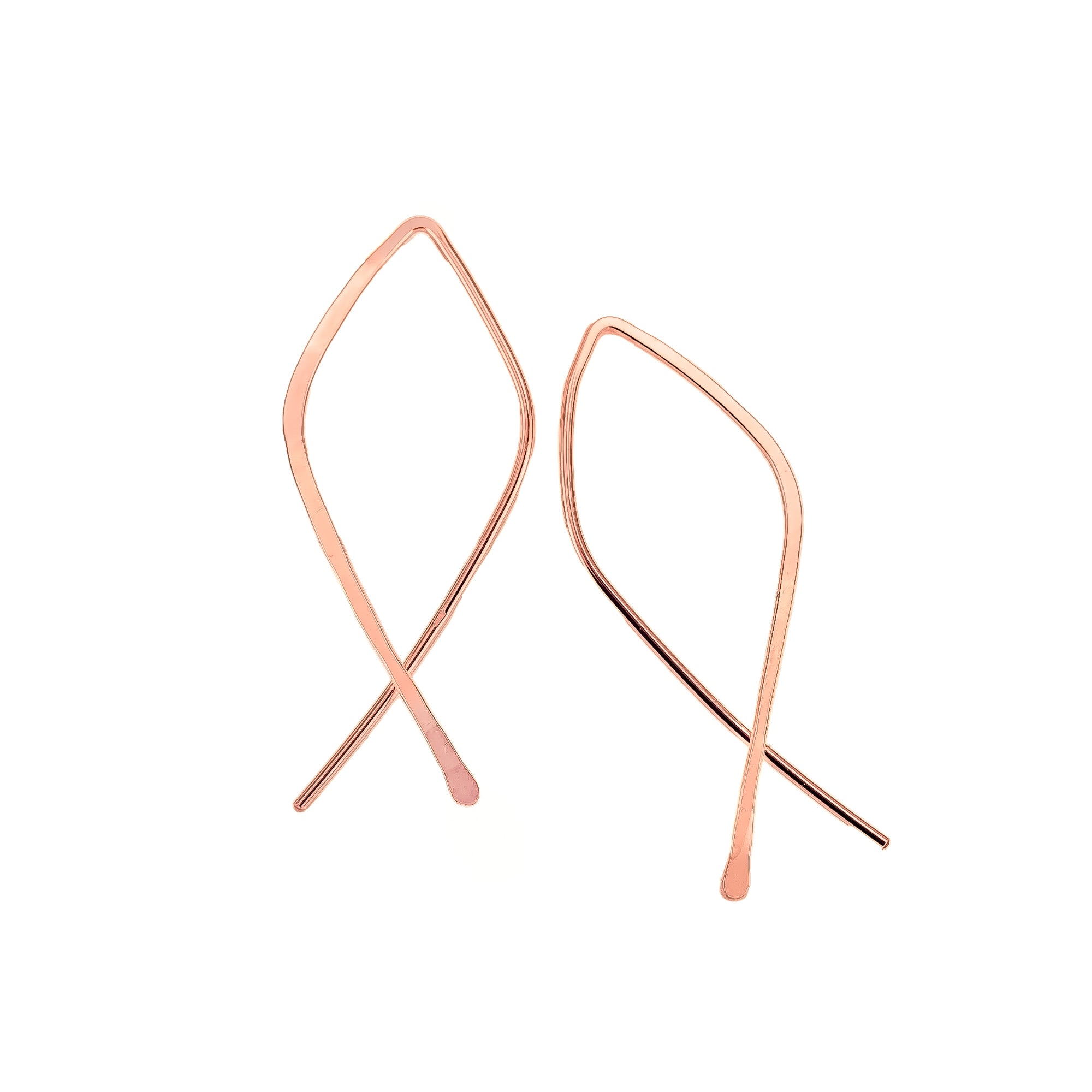 Open Teardrop Hoops
