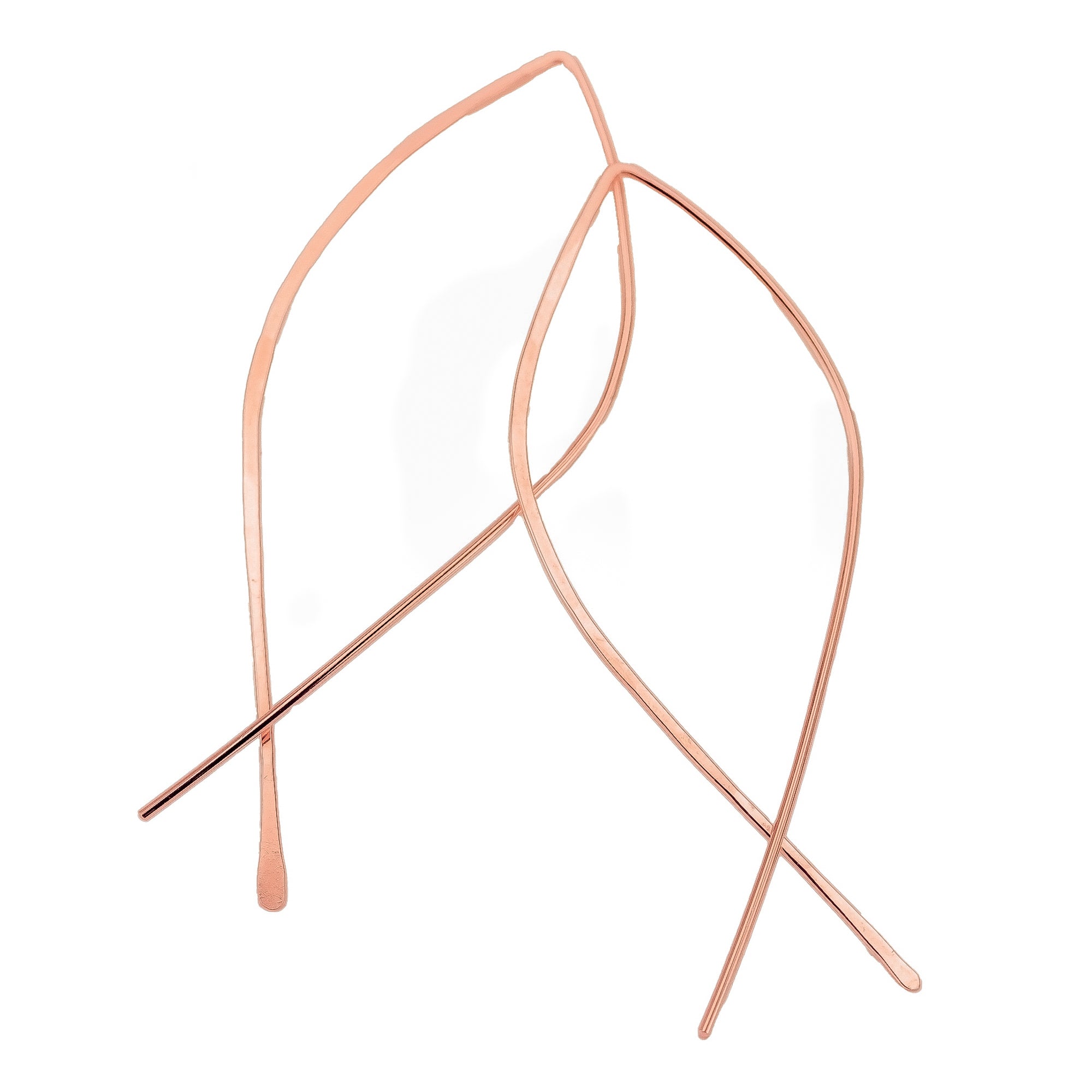 Open Teardrop Hoops