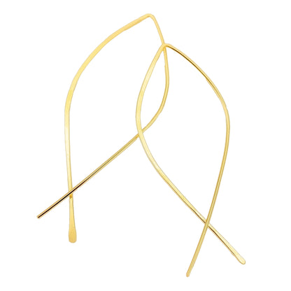 Open Teardrop Hoops