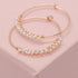 Pave Style Pearl Hoops