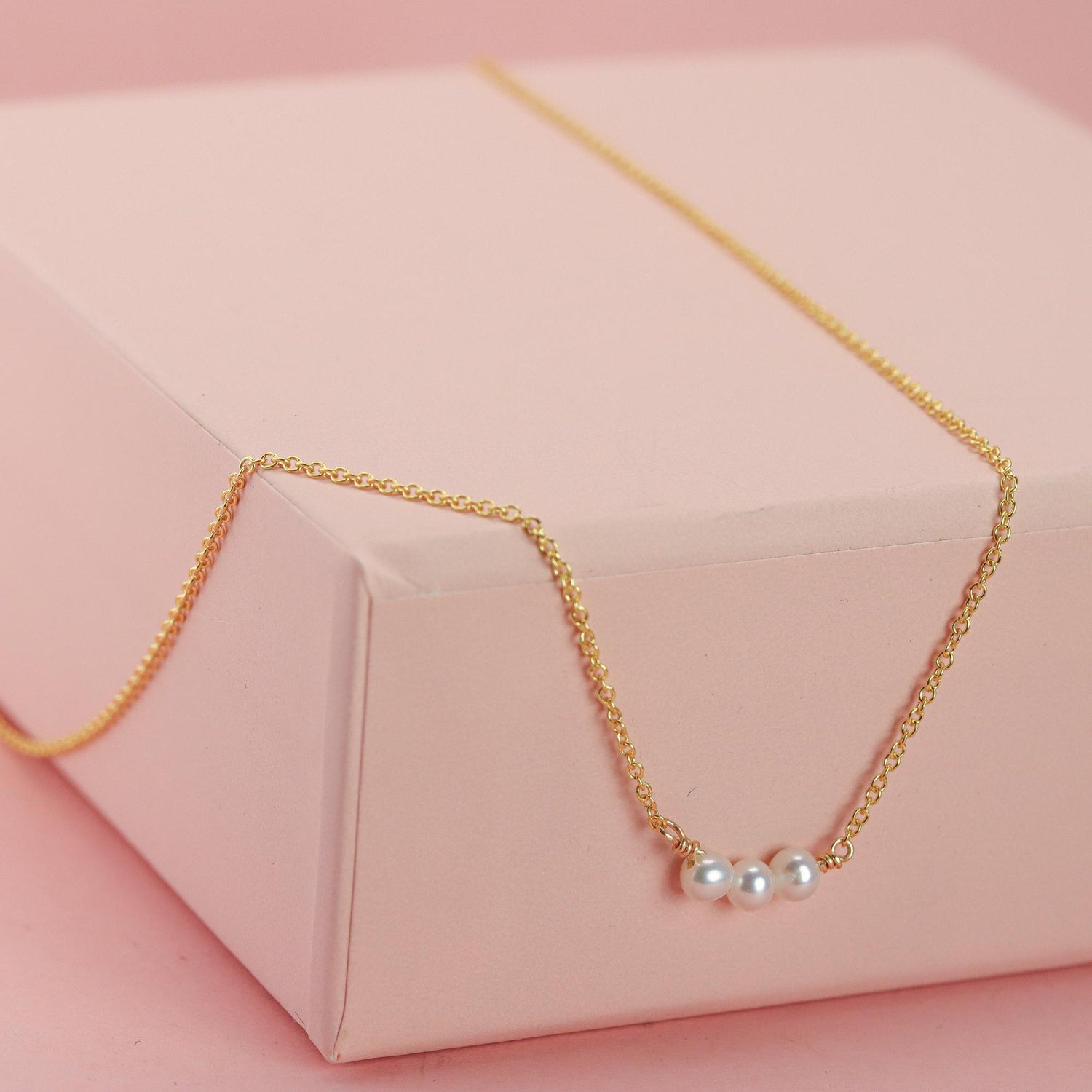Pearl Stud and Necklace Set