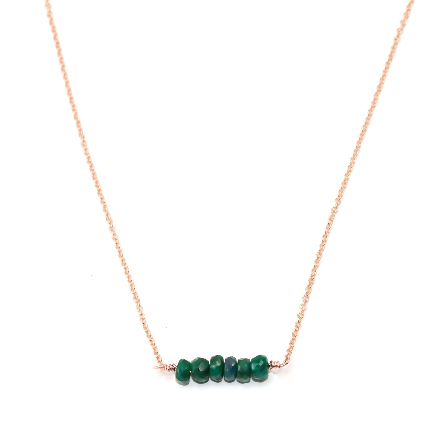 Sapphire Bar Necklace