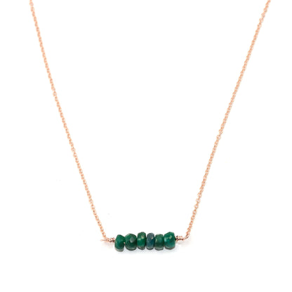 Sapphire Bar Necklace