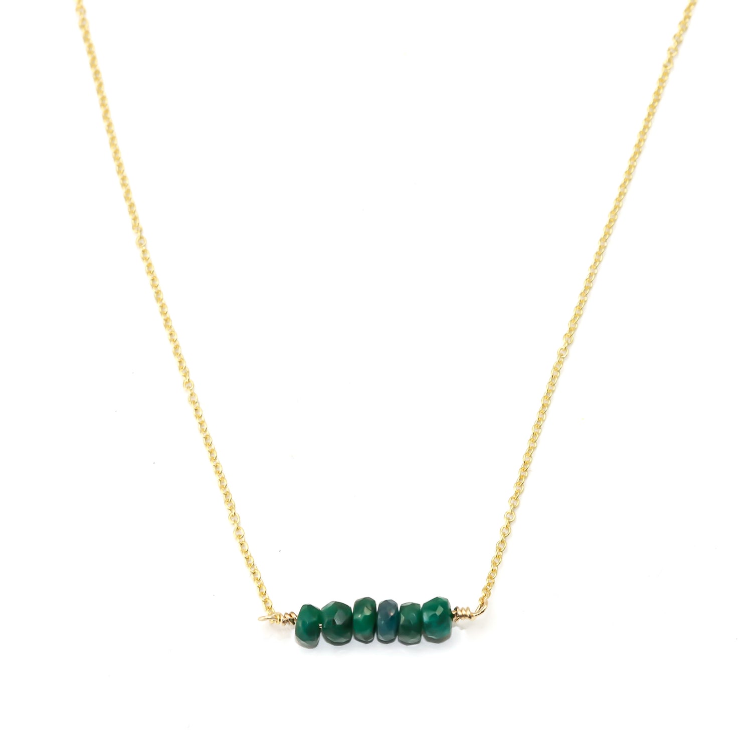 Sapphire Bar Necklace