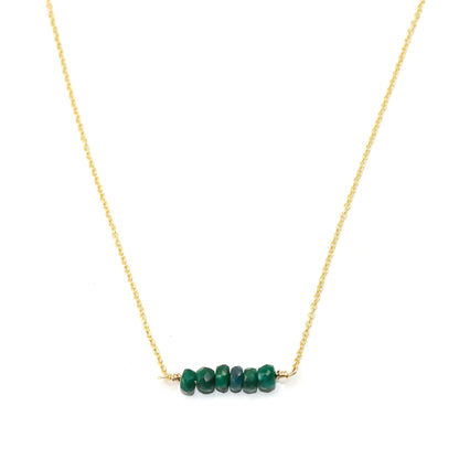 Sapphire Bar Necklace
