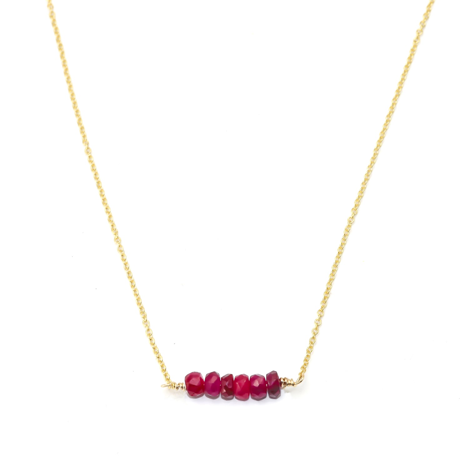 Sapphire Bar Necklace