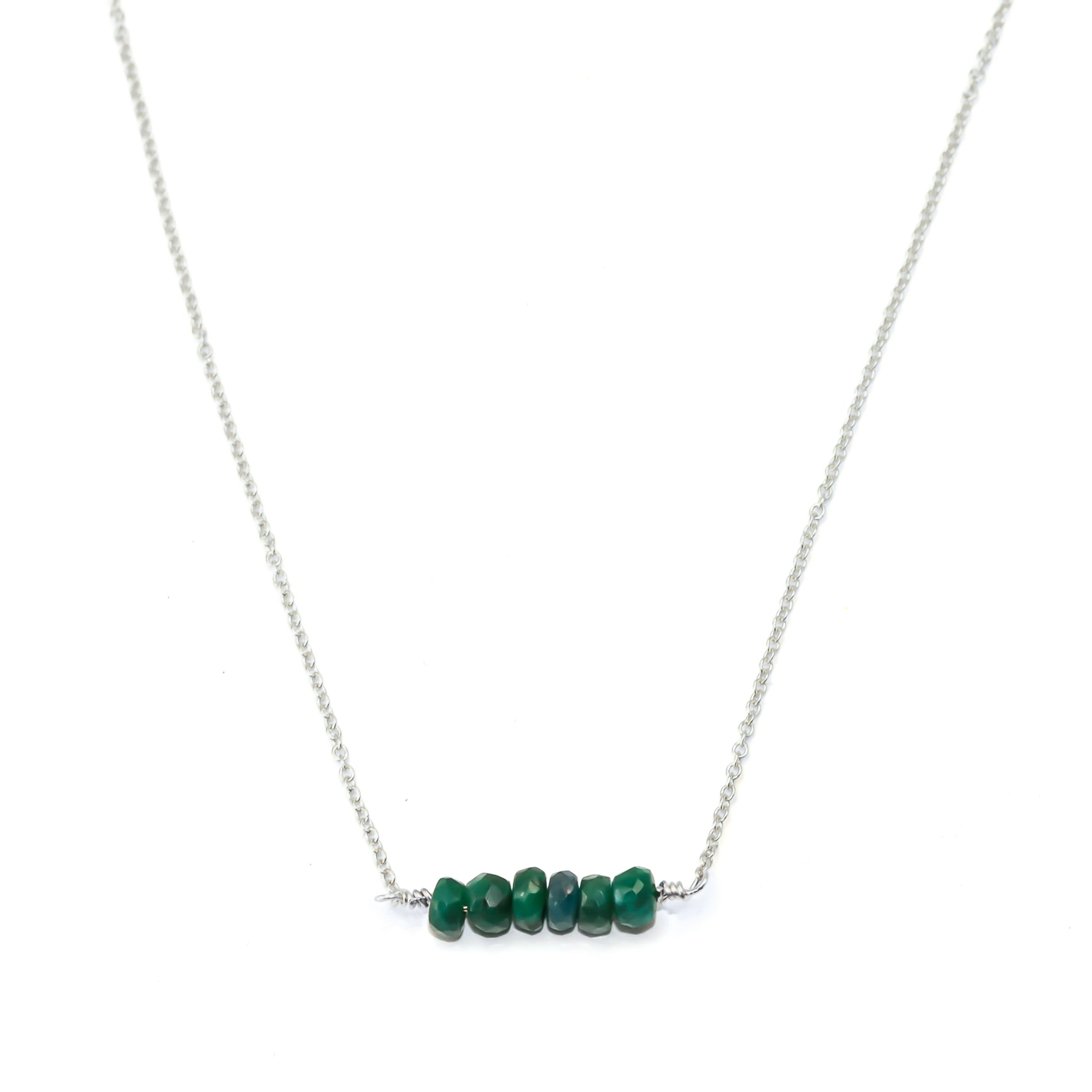 Sapphire Bar Necklace