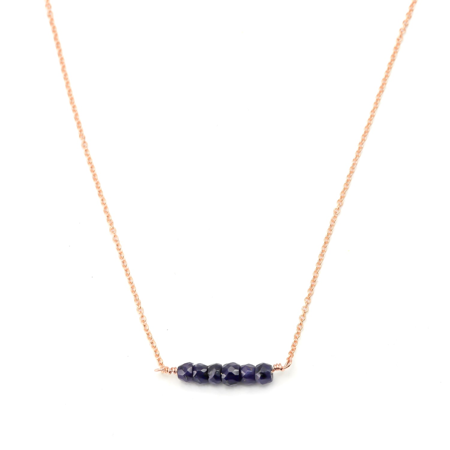 Sapphire Bar Necklace