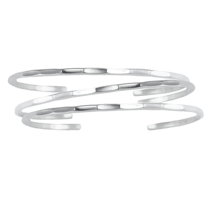 Signature Cuff Set in Silver